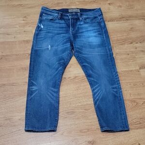 Point Sur Denim By J Crew Distressed Cropped Jeans Size 30